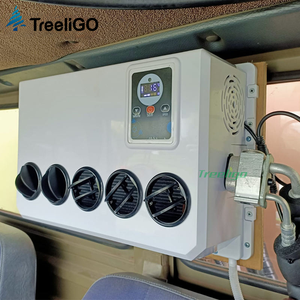 เครื่องปรับอากาศสำหรับรถบรรทุก รถขุด รถแทรกเตอร์ รุ่น EAC1009 ใช้พลังงานแบตเตอรี่ 12V/24V สำหรับจอดรถ - Product Image 3