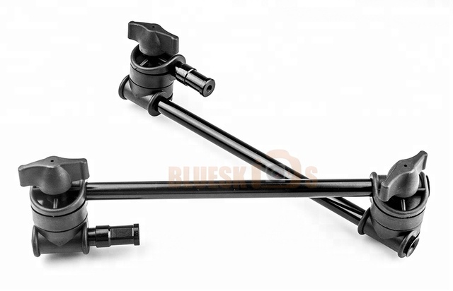 Photo Studio 2 Section Single Articulated Friction Magic Arm Photography Camera Rig LED Lights Flash Light LCD Monitor