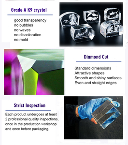 Nhỏ cầu thiết kế mới tùy chỉnh sáng tạo 3D Laser khắc pha lê bảng đồng hồ - Product Image 4