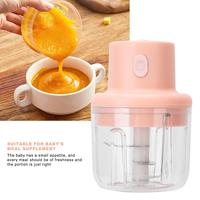 Hachoir à légumes électrique portable, presse-ail, léger, mini, rechargeable, mixeur pour bébé, hachoir de cuisine