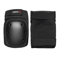 Équipement de protection pour le cyclisme VEMAR, genouillères et coudières, ensemble de quatre pièces, fibre de polyester résistante aux chutes, pour le roller, le patinage sur glace, la moto