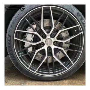 Accesorios de freno Big Brake 6 pistones Kit de pinza trasera 4 olla con rotor de 355 380mm para <span class=keywords><strong>BMW</strong></span> e39 <span class=keywords><strong>M5</strong></span> F10 2014 VW Golf mk6 Subaru wrx - Product Image 1