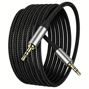 3.5mm High-Quality Aux Audio Cable for Cars Pure Copper Gold Plated Male to Male HIFI Headphone Speaker <strong>Computer</strong> Audio Cable - Product Image 1