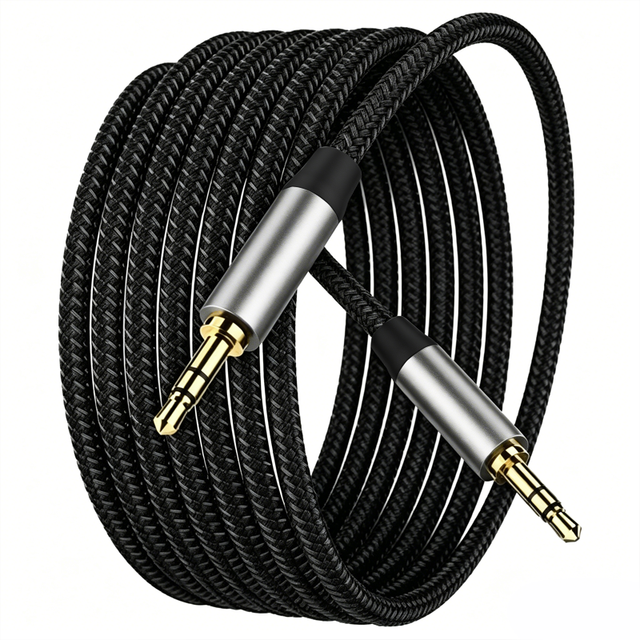 3.5mm High-Quality Aux Audio Cable for Cars Pure Copper Gold Plated Male to Male HIFI Headphone Speaker Computer Audio Cable