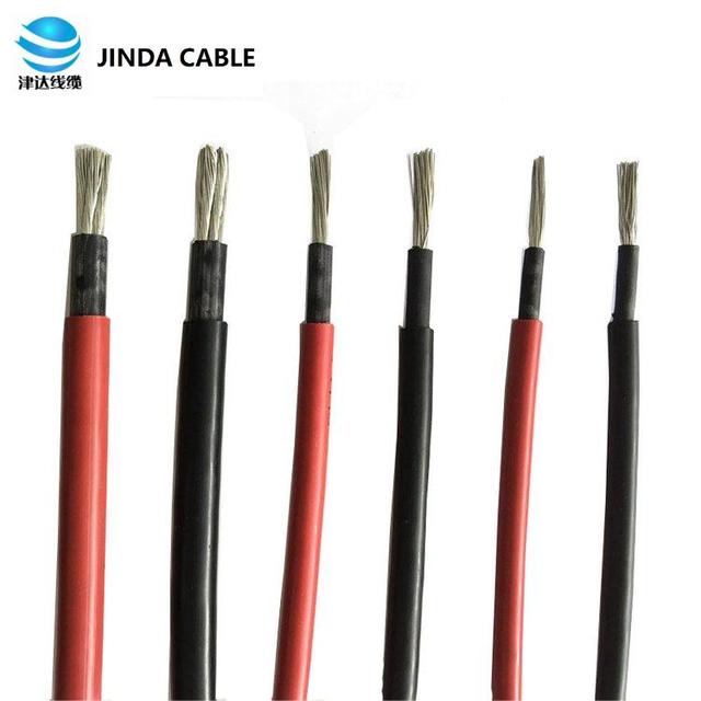 TUV H1Z2Z2-K Photovoltaic Cable Single 2Core Battery DC Solar Cable for Solar Panel 4mm 6mm