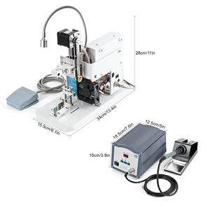 Machine à souder de bureau semi-automatique pour connecteurs de câbles USB, LED et PCB, soudage électronique avec contrôle PLC - Product Image 4