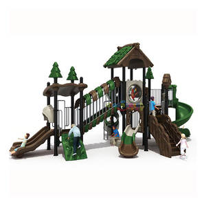 Dream Catch Ensemble de toboggans en plastique en acier inoxydable pour enfants Équipement de terrain de jeu extérieur pour <span class=keywords><strong>parc</strong></span> - Product Image 2