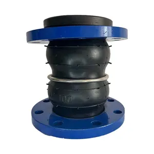 DN 400 PN 10 HIGH PERFORMANCE FACTORY PRICE double ball rubber expansion joint