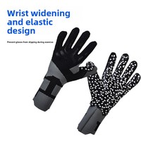 Guantes de Portero Profesionales para Exteriores, Látex Elite, Sin Dedos, Antideslizantes, Malla 3D Transpirable, Soporte de Muñeca con Vendaje, para Adultos