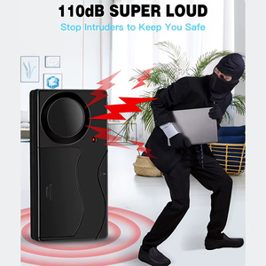 אזעקת רטט נגד גניבה 110dB, 10 רמות רגישות, אזעקה אלחוטית מרחוק לאופנוע, רכב ואופניים חשמליים - Product Image 2