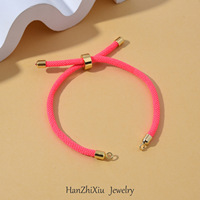Bracelet Bijoux en Perles de Transfert en Or Tressé Fait Main avec Pendentif Fil Milanais en Métal DIY pour Hommes et Femmes, Semi-Fini