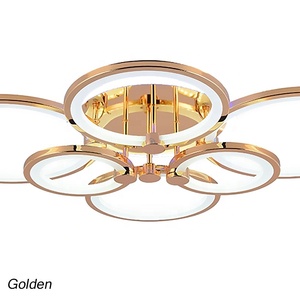 Lámpara de techo LED redonda estilo atenuación acrílico, Superfina, 75cm de diámetro, 150W, buena oferta - Product Image 6