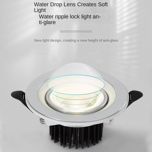 Foco <span class=keywords><strong>LED</strong></span> empotrable de aluminio Spotlight Small Hill, antideslumbrante, de marco estrecho, para uso doméstico, 75 <span class=keywords><strong>cm</strong></span>, luz descendente para pared, alto rendimiento cromático - Product Image 2