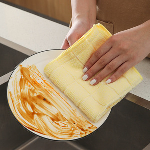 Esun Serviettes de nettoyage en microfibre réutilisables et lavables de haute qualité, torchon écologique pour la cuisine - Product Image 5
