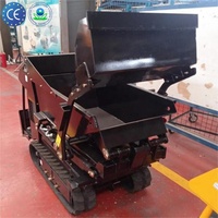 Fabriqué en Chine, facile à utiliser et multifonctionnel, camion à benne basculante sur chenilles Euro 5, mini camion à benne basculante sur chenilles automatique portable de 500 kg