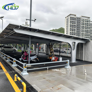 Abri solaires photovoltaïques pour voitures, adaptés aux maisons, aux parkings et aux zones de services autoroutiers - Product Image 3