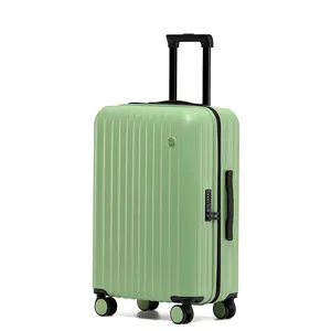 Custom Logo New Silent Wheel Travel Luggage Hardshell Lightweight Zippered Luggage
