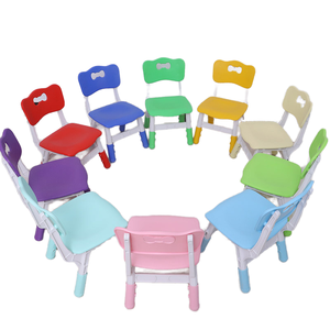 Chaise pour enfants en plastique design moderne pour la maternelle, le bureau à domicile et l'extérieur dans les parcs, chaise d'école en métal durable - Product Image 3