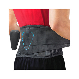 Relief Waist <strong>Back</strong> Pain <strong>Herniated</strong> <strong>Disc</strong> Work Sciatica Scoliosis Breathable Mesh Design Lumbar Pad Straps Support Belt - Product Image 1