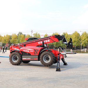 Chariot télescopique 14m de hauteur de levage, <span class=keywords><strong>moteur</strong></span> <span class=keywords><strong>diesel</strong></span> Cummins, 4x4, haute garde au sol, bras articulé, pneus tout-terrain pour terrains complexes - Product Image 2