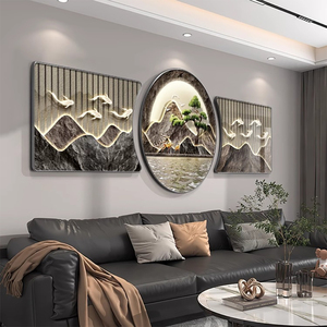 Peinture décorative pour salon, impression HD, paysage, tableau moderne de luxe, peinture <span class=keywords><strong>sur</strong></span> toile en <span class=keywords><strong>porcelaine</strong></span> cristalline, nature morte, art mural - Product Image 2