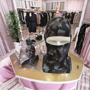 2025 suoer Sports High Quality <b>Balaclava</b> Ski Knitted Full Face Covering Unisex 100% Polyester Model Suoer-ED101 Head - Product Image 3