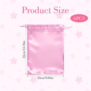 Bolsa de Satén de Seda Personalizada con Logotipo para Regalo, Funda Protectora para Ropa, Bolsa de Almacenamiento Reutilizable con Cordón, Impresión Serigráfica para Viajes - Product Image 4