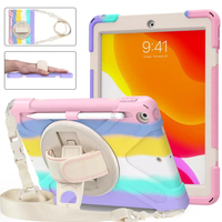 Étui de protection universel en silicone antichoc pour tablette iPad 10.2 2019 2020, coque arrière pour tablette