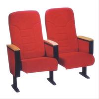 Vente en gros de meubles de cinéma et de théâtre auditorium fauteuils d'église à siège pliant salle de conférence chaise de théâtre avec tablette écritoire