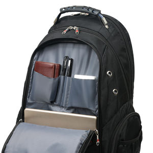 Wasserdicht 1680 D Hard Handle Passworts chloss <span class=keywords><strong>17</strong></span> Zoll große Kapazität Business Men Travel Outdoor Custom <span class=keywords><strong>Laptop</strong></span> Rucksack - Product Image 6