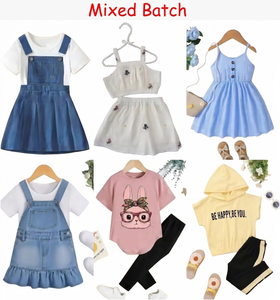 Lots de vêtements pour enfants en stock mixte, expédition en 48h, ensembles décontractés pour garçons avec bretelles, shorts décontractés, liquidation - Product Image 3