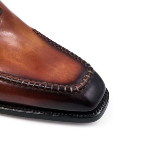 Chaussures de mariage formelles Oxford, en cuir véritable fait main, durables, nouveau design, haute qualité, style vintage, pour hommes, luxe, logo personnalisé, légères - Product Image 6