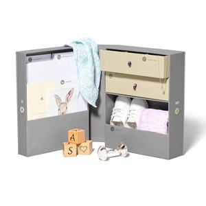 Organisateur de souvenirs pour nouveau-né avec étiquettes pour la <span class=keywords><strong>grossesse</strong></span>, boîte de rangement pour souvenirs de bébé - Product Image 1