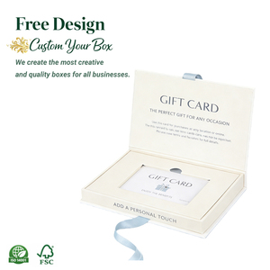 Boîte d'emballage haut de gamme pour cartes d'invitation de <span class=keywords><strong>mariage</strong></span> écologiques, matériaux recyclés, impression offset feuille d'or, éponge imperméable - Product Image 1