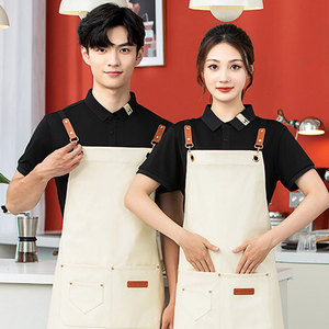 ผ้ากันเปื้อนสำหรับร้านอาหารและห้องครัวทำจาก TPU เครื่องแบบพ่อครัวสำหรับร้านกาแฟบาร์ร้านค้าสั่งทำโลโก้ได้ตามต้องการ - Product Image 5