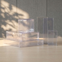 Boîte d'emballage pliable personnalisable en PVC, PP, PET transparent, mat, imprimé twill, de forme rectangulaire, fabriquée au Guangdong