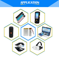 Batteries lithium-ion personnalisées OEM ODM, 700 mAh, 900 mAh, 3,7 V, avec BMS intégré, semi-solides LiCoO2, 500 cycles, approuvées KC ROHS