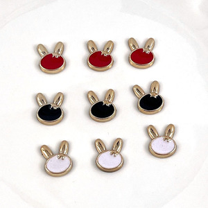 อุปกรณ์ตกแต่งเครื่องประดับรูปกระต่ายการ์ตูน DIY ทำจากเรซิ่นพลาสติกเคลือบสีหลากหลาย สำหรับเคสมือถือ รองเท้า หัวเข็มขัด และงานฝีมือ - Product Image 1