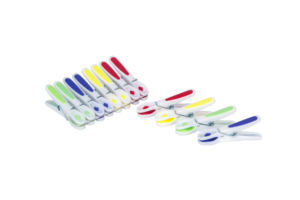 คลิปหนีบผ้ากันลมหลากสี 24 ชิ้น ลายดอกไม้ สำหรับใช้ในบ้าน กระเป๋า ตู้เสื้อผ้า - Product Image 5