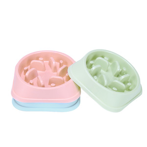 Plastic Non-Slip Anti-choking Slow Food <strong>Eating</strong> Cat Pet <strong>Dog</strong> <strong>Bowl</strong> for Pets - Product Image 4