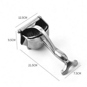 Premium Aluminum Alloy Hand <b>Press</b> <b>Orange</b> Juice Cirtus Lemon Squeezer Reamer Stainless Steel Manual Juicer Extractor - Product Image 5