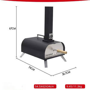 Vente en gros de fenêtre visuelle extérieure rotative poêle <span class=keywords><strong>à</strong></span> bois <span class=keywords><strong>barbecue</strong></span> camping grilles de <span class=keywords><strong>barbecue</strong></span> fours commerciaux cuisson <span class=keywords><strong>à</strong></span> pizza - Product Image 5