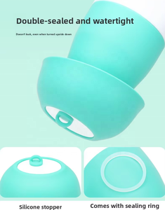 Bouteille d'eau et récipient pour nourriture 3 en 1 pour <span class=keywords><strong>chien</strong></span>, avec bol en silicone pliable pour les promenades en plein air, distributeur de nourriture portable pour animaux de compagnie - Product Image 4