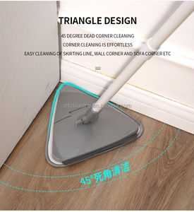 2023 3 Trong 1 <span class=keywords><strong>Squeegee</strong></span> Gấp Tam Giác Lau Làm Sạch Sàn Sợi Nhỏ Và Chenille Pad Phẳng Tam Giác Lau Cho Nhà Và Cửa Sổ - Product Image 6