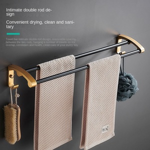 Nhà Máy Trực Tiếp Hợp Kim Nhôm Phòng Tắm Khăn Giá Sáu Bộ Với Mặt Dây Chuyền Điện Thoại Di Động Và Mô Chủ - Product Image 4