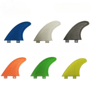 Ailerons de surf G3 G5 G7 en fibre de verre en nid d'abeille de haute qualité pour <span class=keywords><strong>planche</strong></span> à pagaie vente directe d'usine à bas prix Double onglets aileron de <span class=keywords><strong>planche</strong></span> de surf - Product Image 2