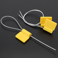 Scellé à boulon jetable NFC UHF RFID à fréquence 860-960 MHz avec manille en acier galvanisé pour le suivi et le positionnement des actifs en temps réel