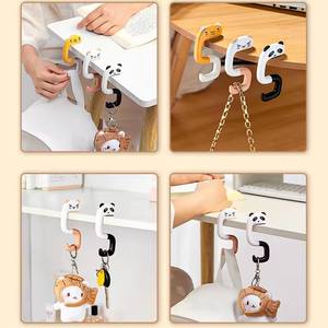 Gancho para Bolsa de Escritorio, Gancho Portátil Antideslizante para Colgar Bolsos y Carteras en la Mesa, para la Escuela, Oficina, Estudiantes, Escritorio, Mochila - Product Image 2