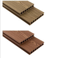 Planches de terrasse en composite bois-plastique (WPC) co-extrudées de 2e génération, modernes, pour sols extérieurs de jardin et de patio