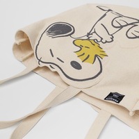 Sac fourre-tout en toile à motif de dessin animé de la famille Snoopy, grande capacité, sac à main pour femme, sac à bandoulière mignon pour étudiante, sac de shopping en toile